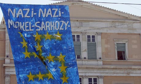 Protests-Athens-Merkel-Sarkozy-Greek-bailout